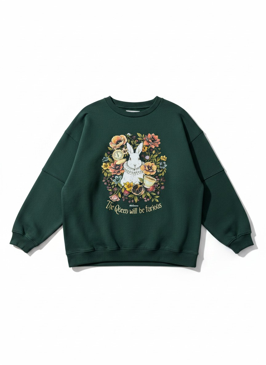 Sudadera Conejo Verde