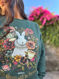 Sudadera Conejo Verde