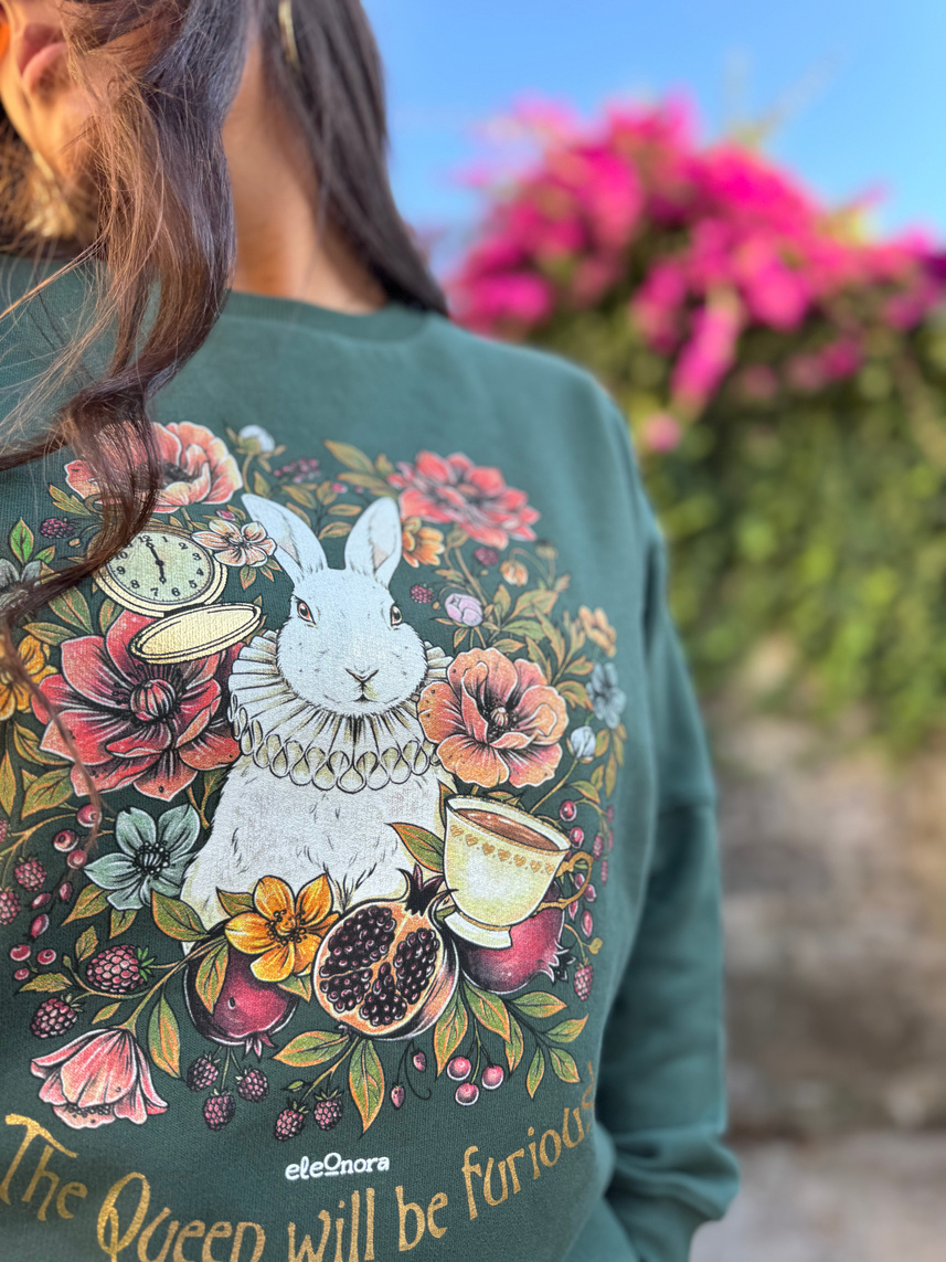Sudadera Conejo Verde